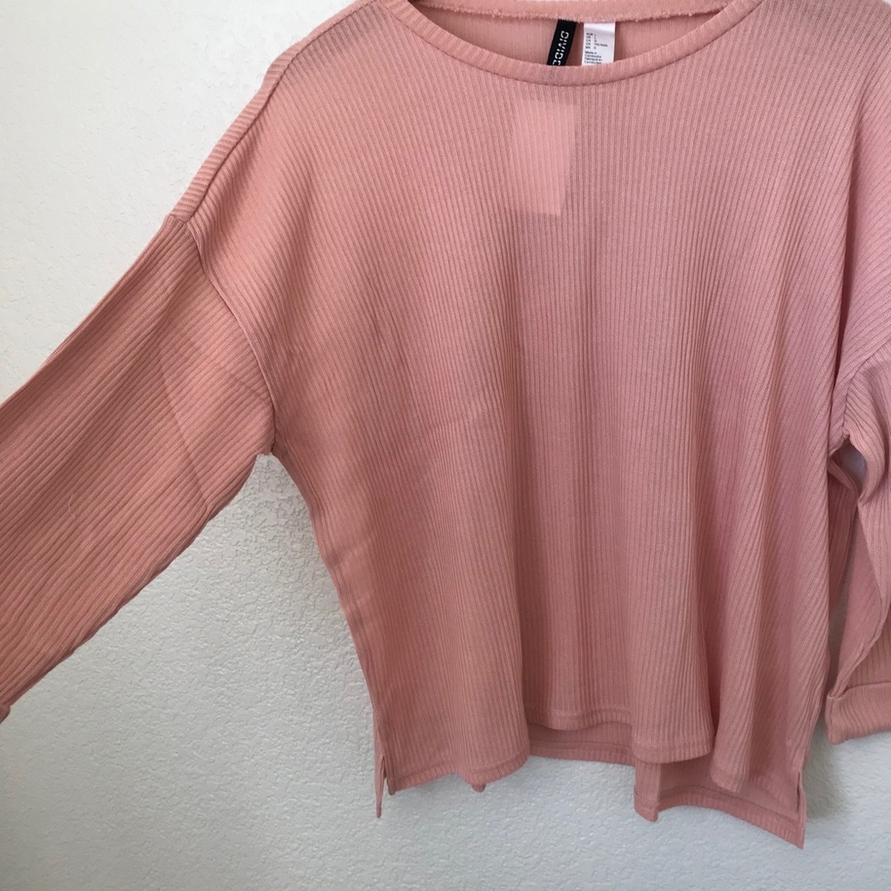H&M LS Ribbed Sweater Top - Picture 4 of 6